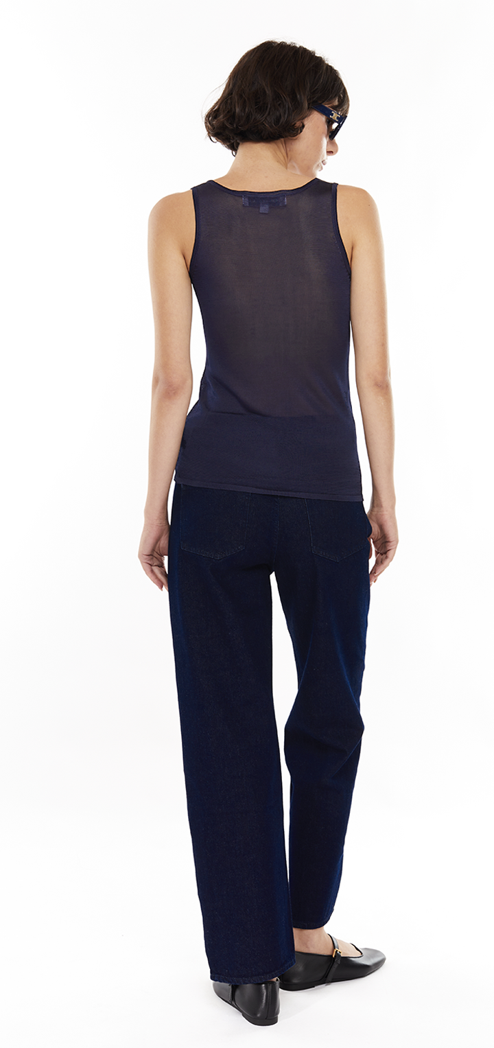 Elena tank top - Navy