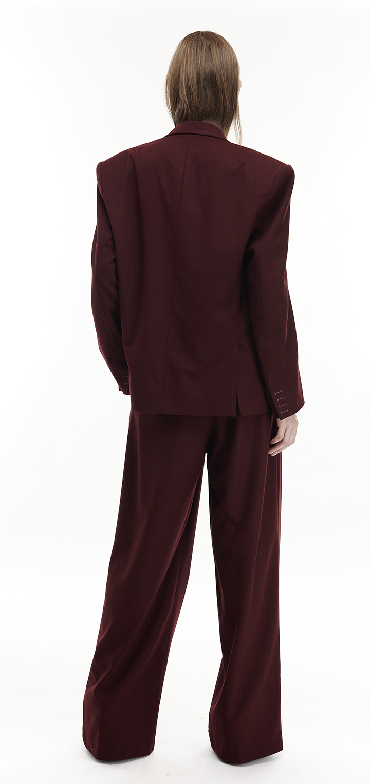 Doris jacket- Burgundy