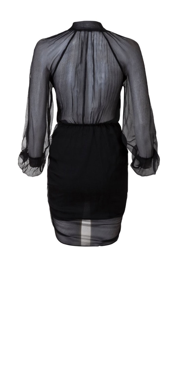 Vera Silk Dress - Black