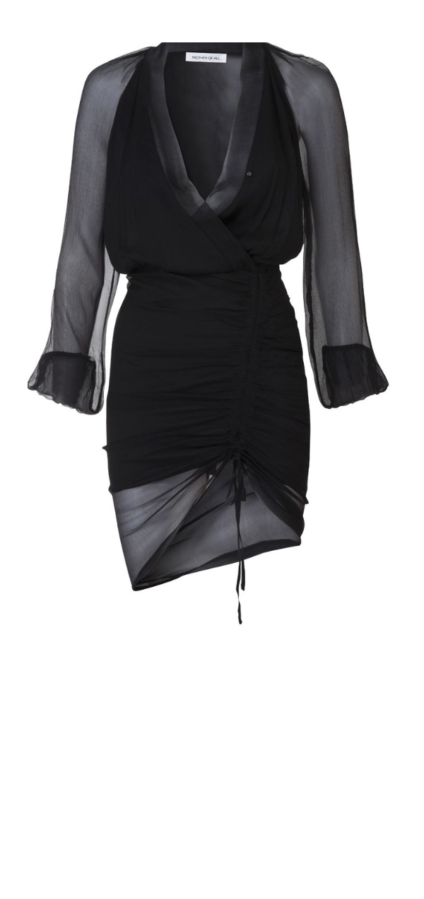 Vera Silk Dress - Black