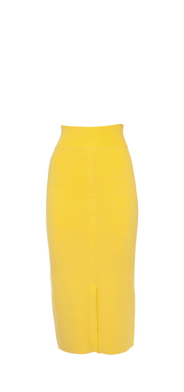 Kenza Knit Skirt - Yellow