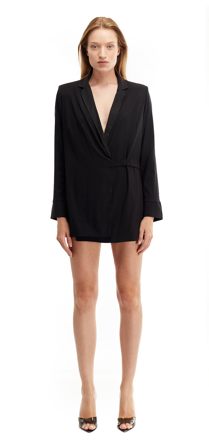 Pheobe Jacket Dress - Black*