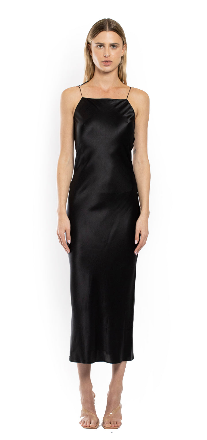 Donna Silk dress - Black