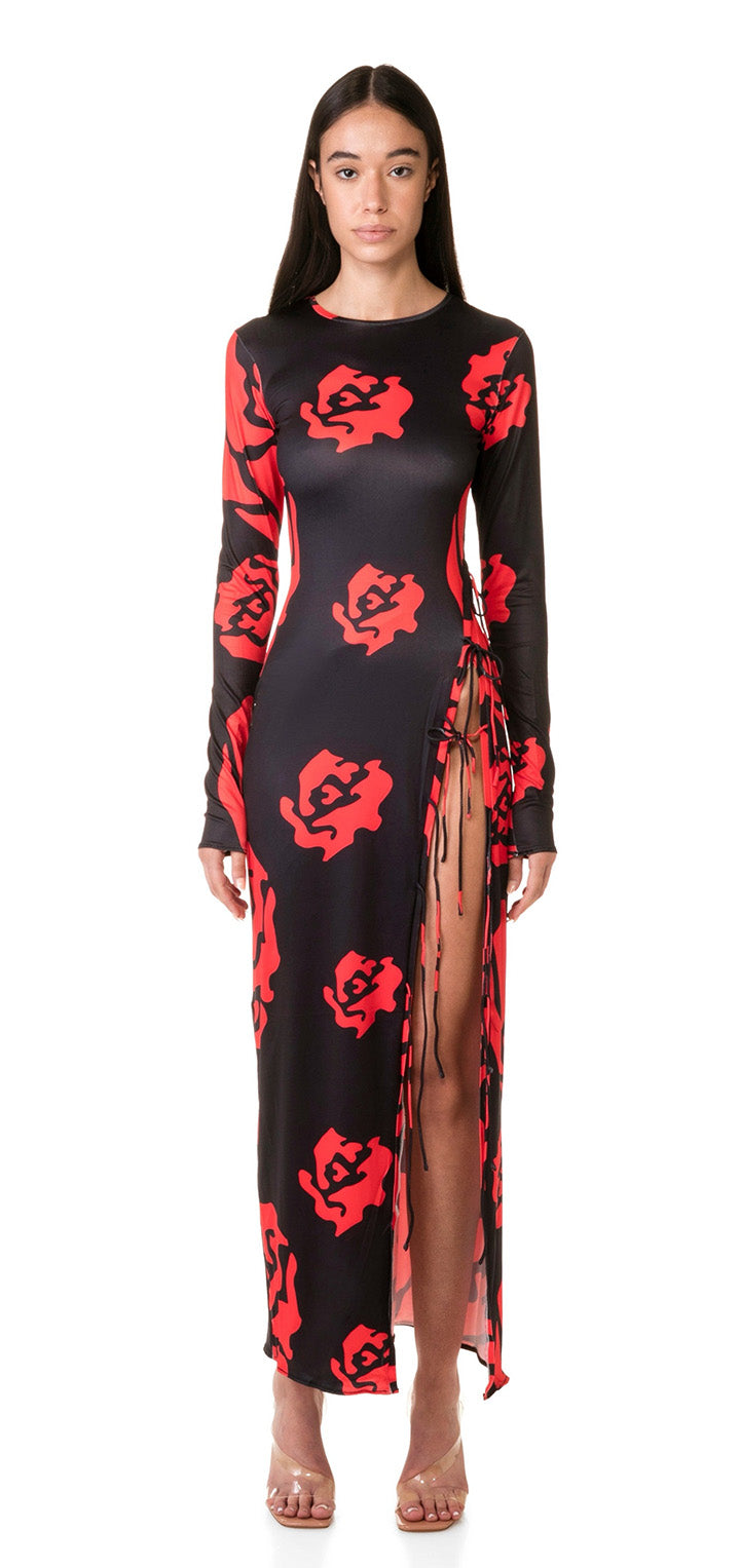 Vivian dress - Floral Red