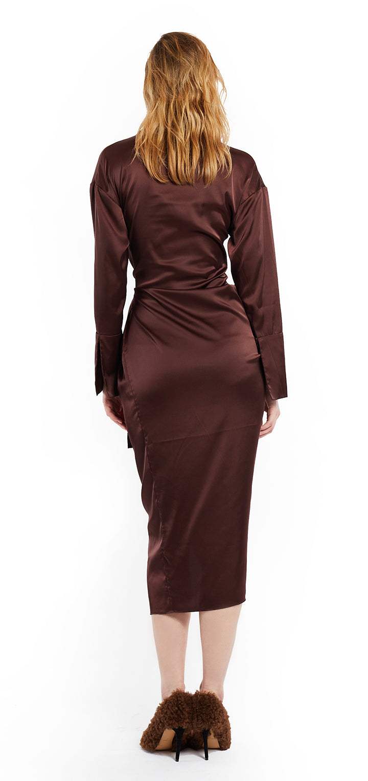 Gisele Dress - Brown