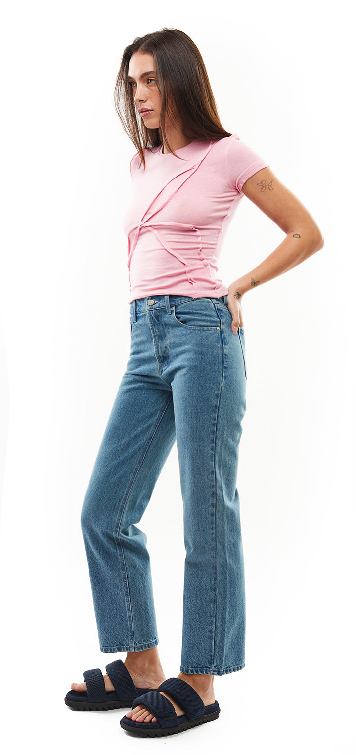 Papper T shirt- Baby Pink
