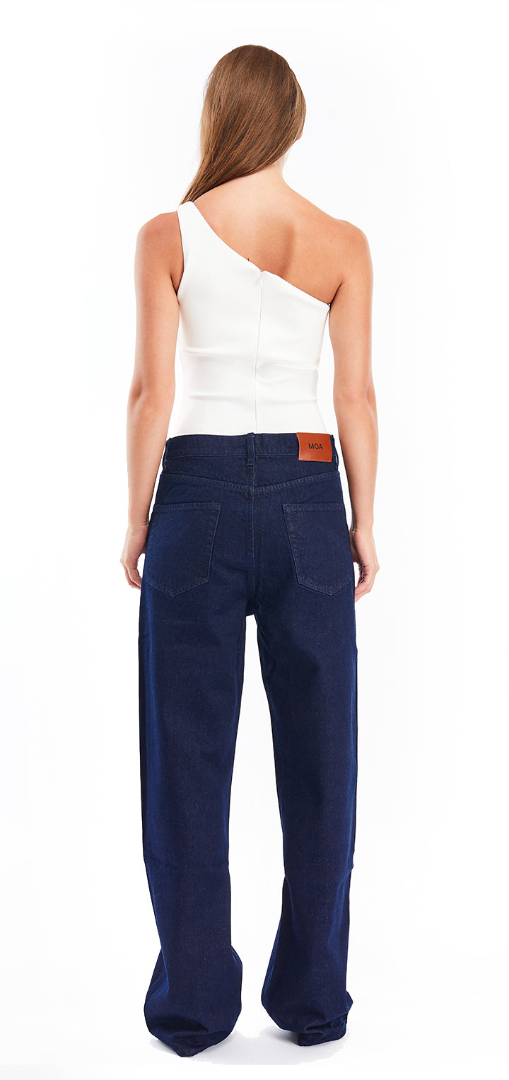 Lauren one shoulder top- White