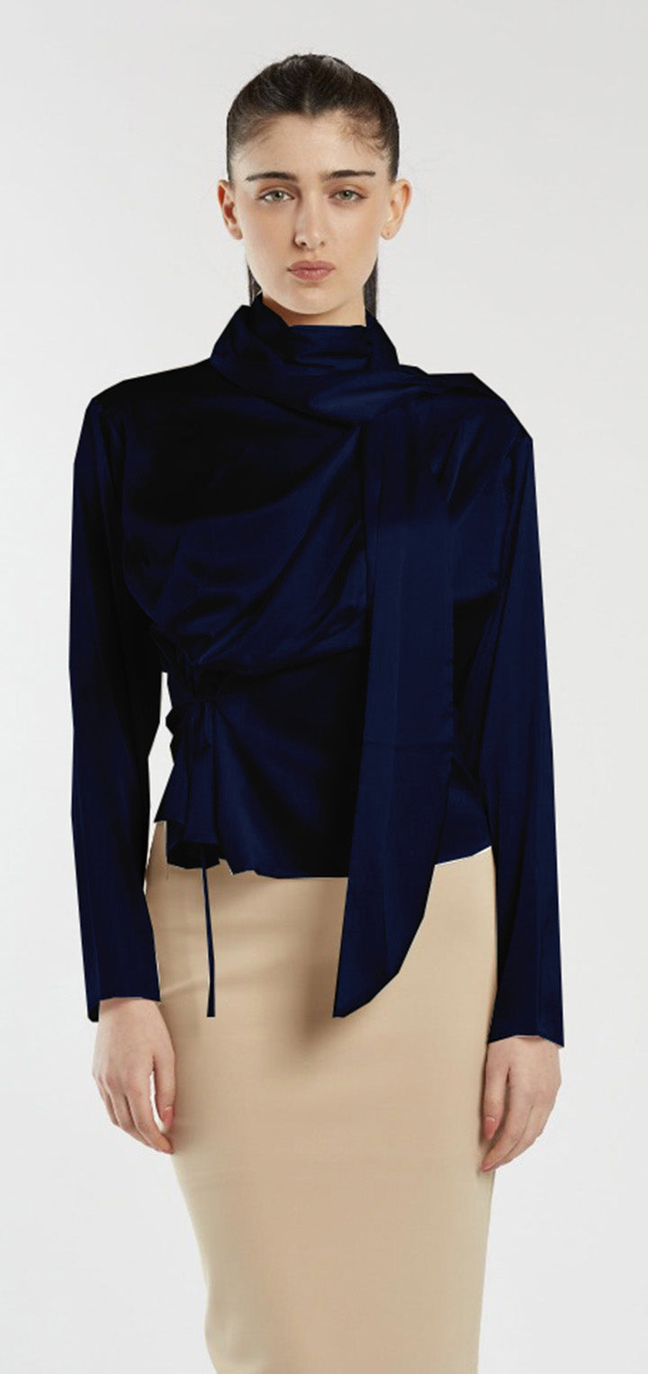 Cora Shirt - Navy Blue