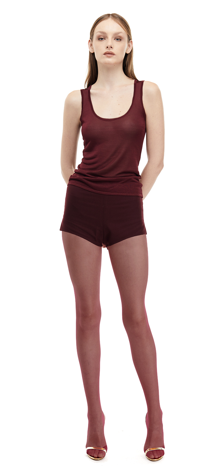 Greta Shorts - Burgundy