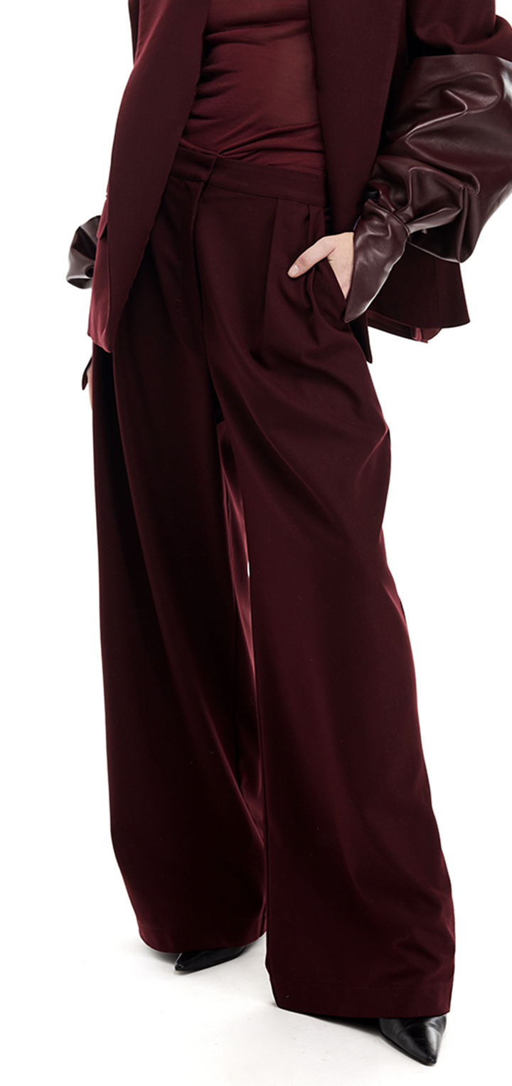 Hedi pants- Burgundy