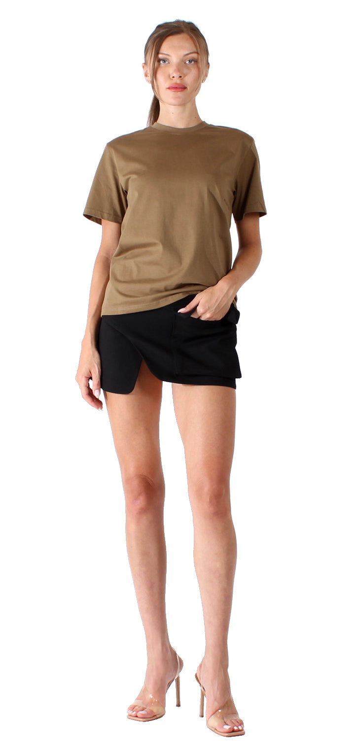 MOA Logo T shirt- Brown