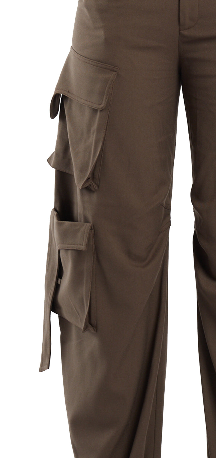 Rae Cargo Pants - Brown