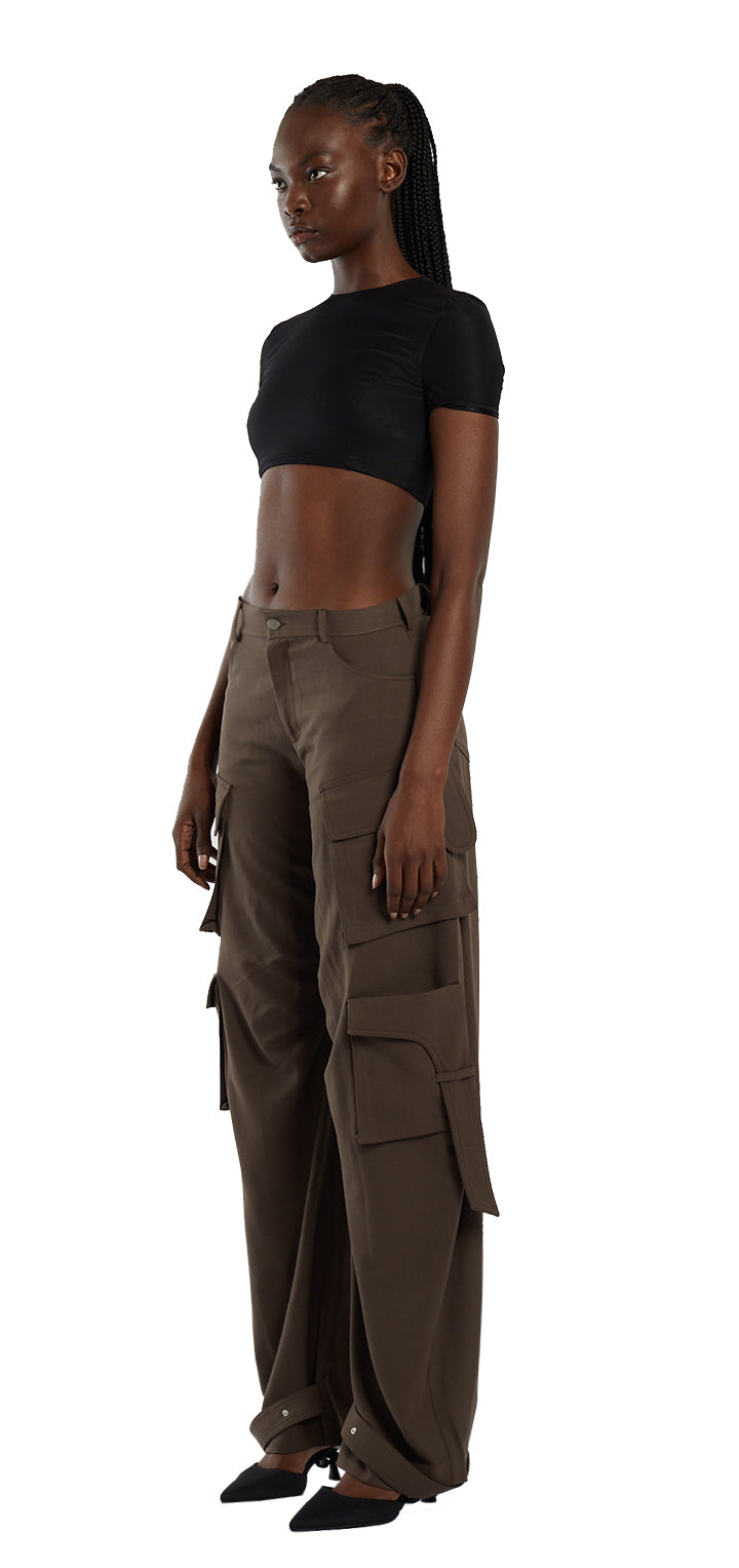 Rae Cargo Pants - Brown