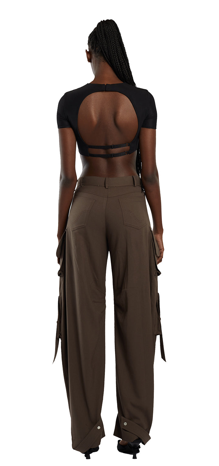 Rae Cargo Pants - Brown