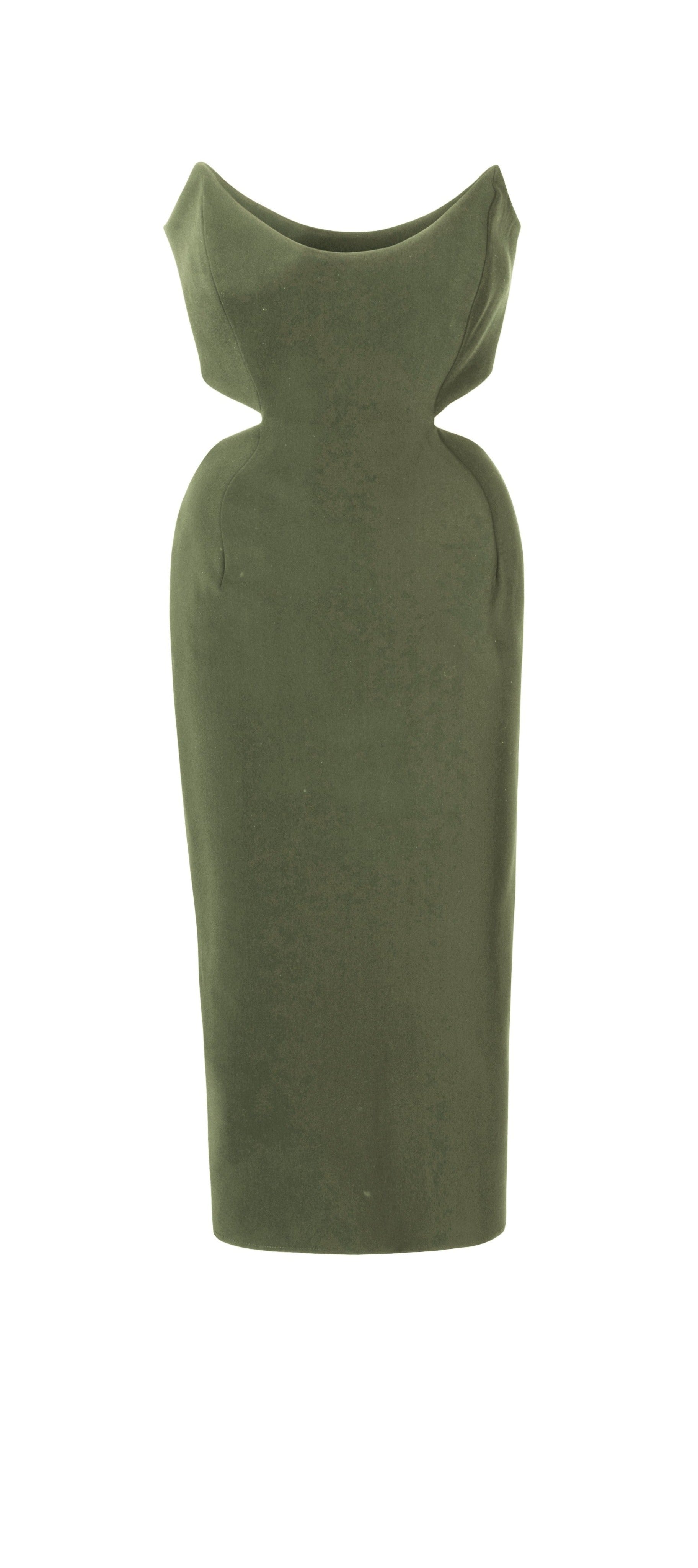 Vixen Dress - Olive Green