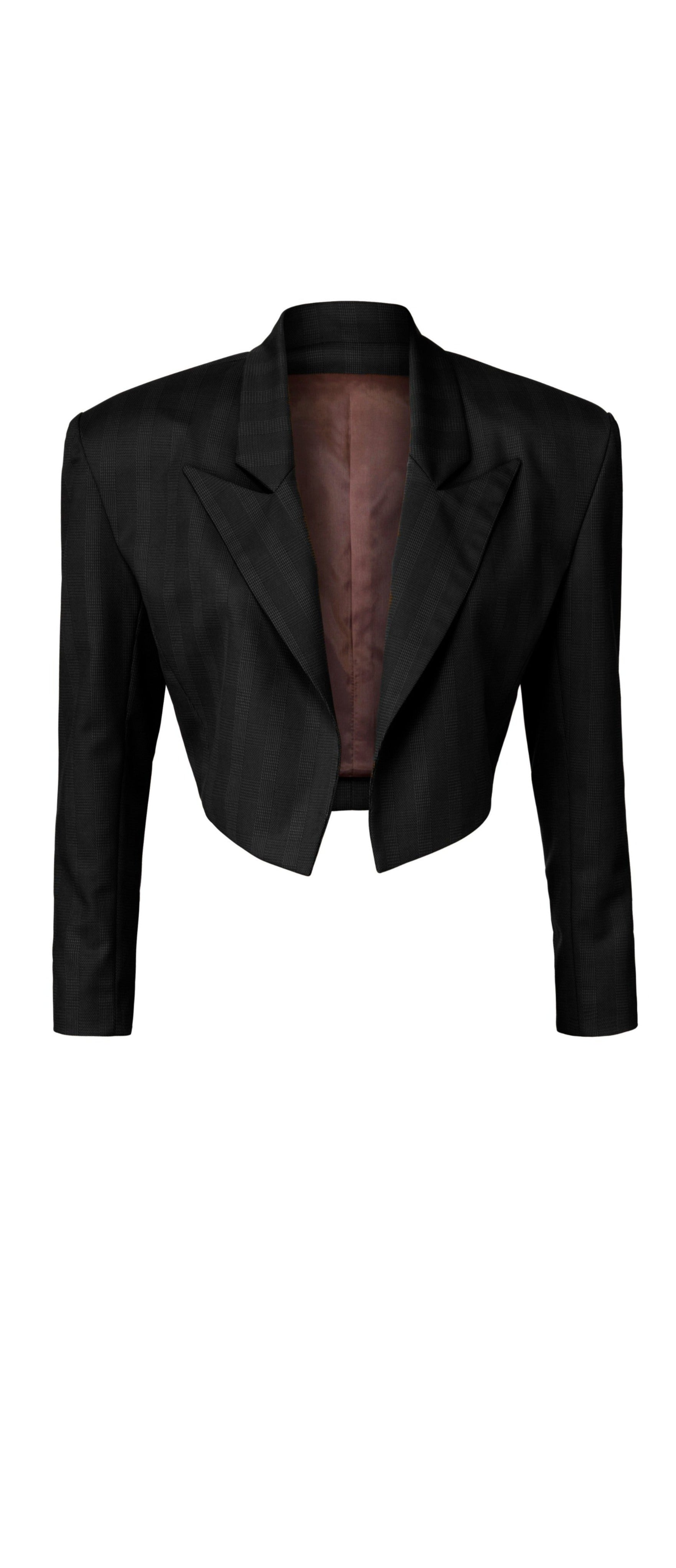 Marilyn Crop Jacket - Black