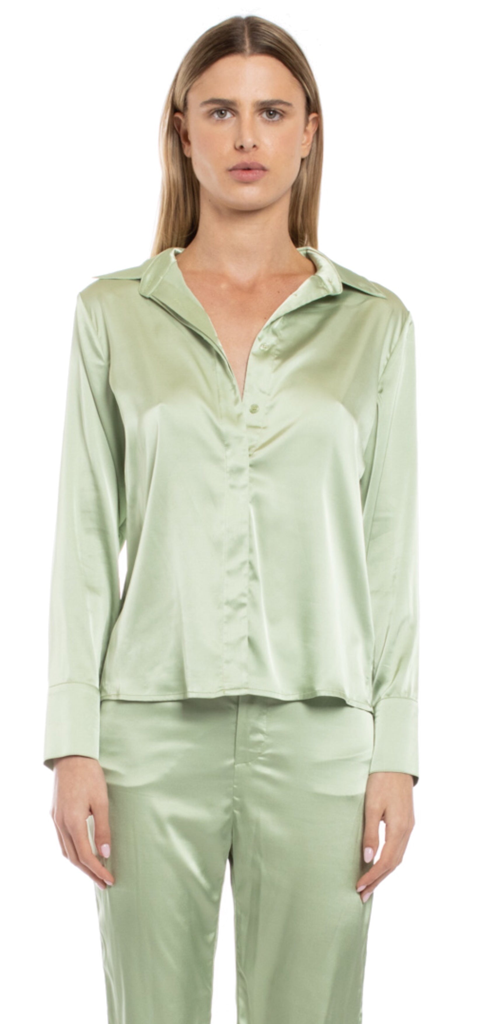 Perla Shirt - Mint Green