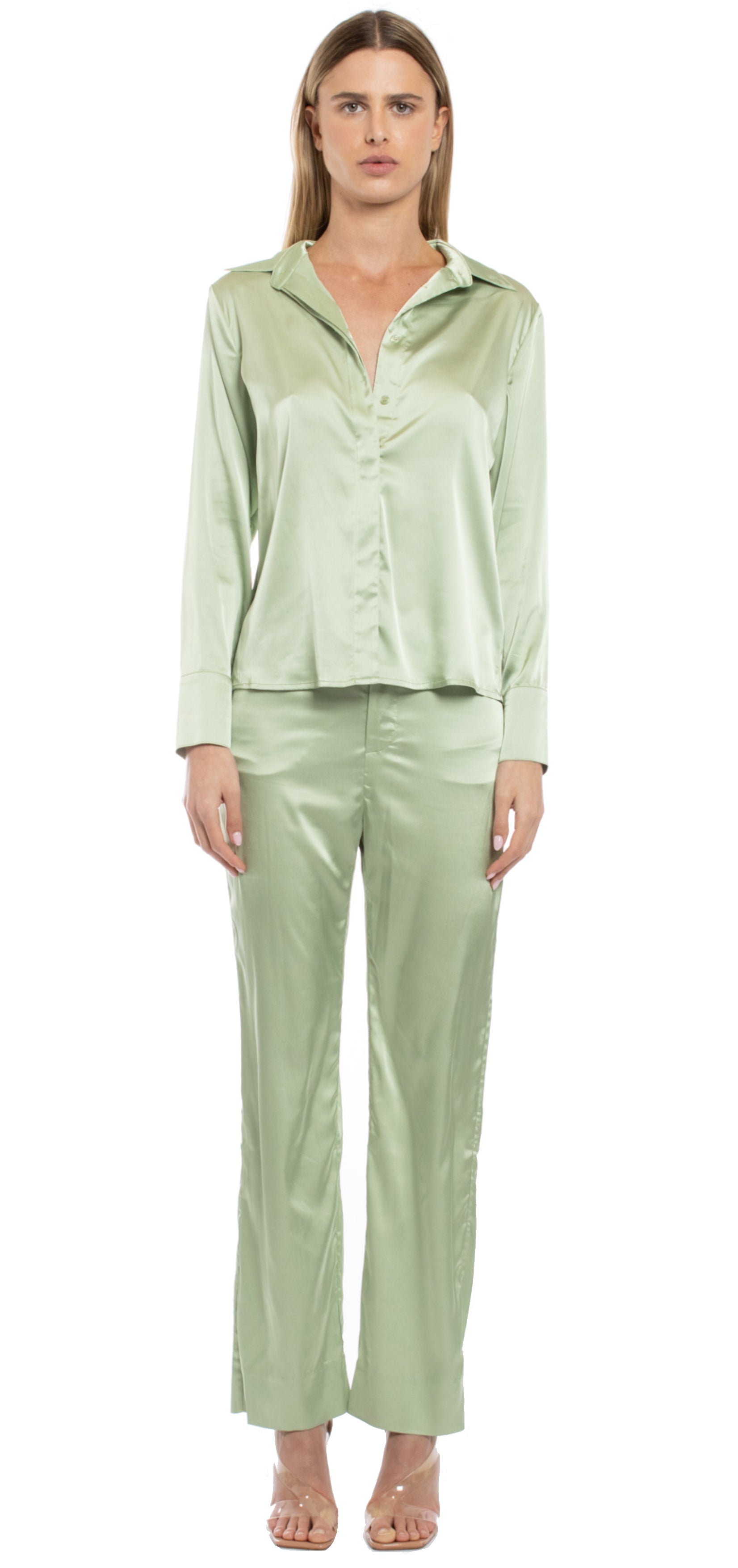 Perla Shirt - Mint Green